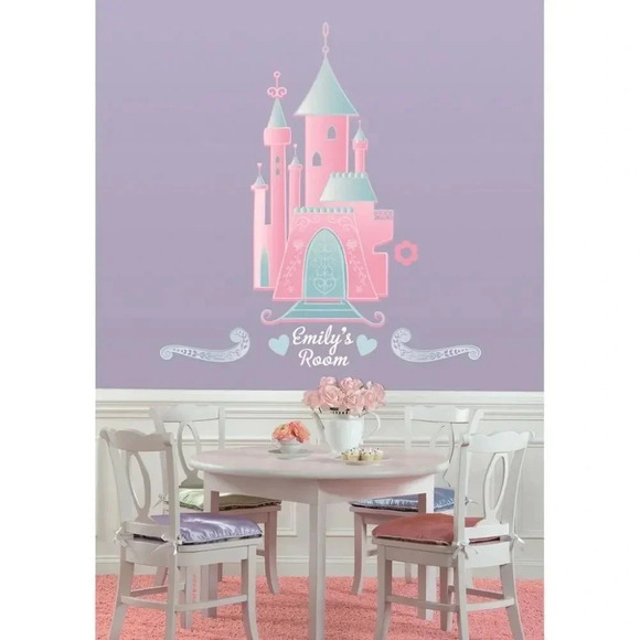 Disney  Princess Castle Mural Peel Stick Giant Wall - Picture 4 of 7